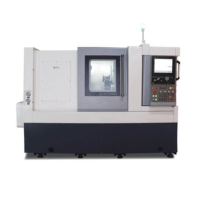 QLM-508M Horizontal CNC Turning Machine Turret Type Linear Guideway Flat Bed High Speed with Y Axis