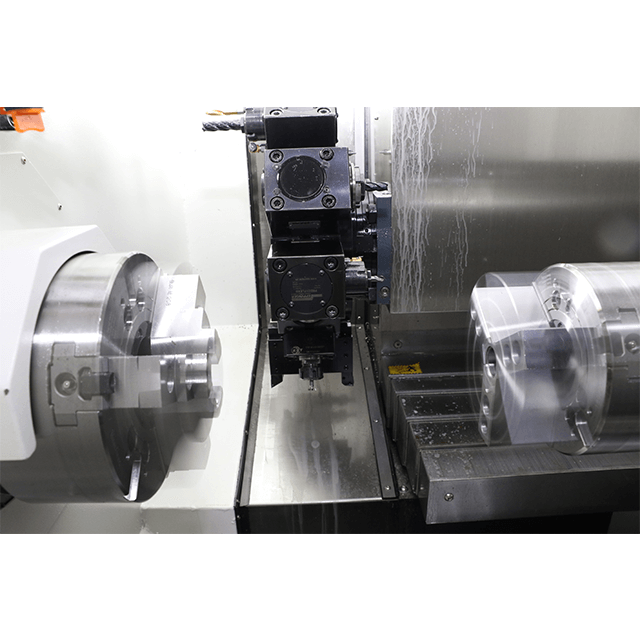 QLM-506C double spindle with A2-5 CNC lathe machine